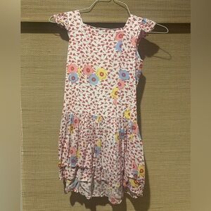 Matilda Jane White and Pink Pleated Sundress